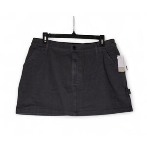NWT BP. Charcoal Utility Mini Skirt Size 12 • Nordstrom